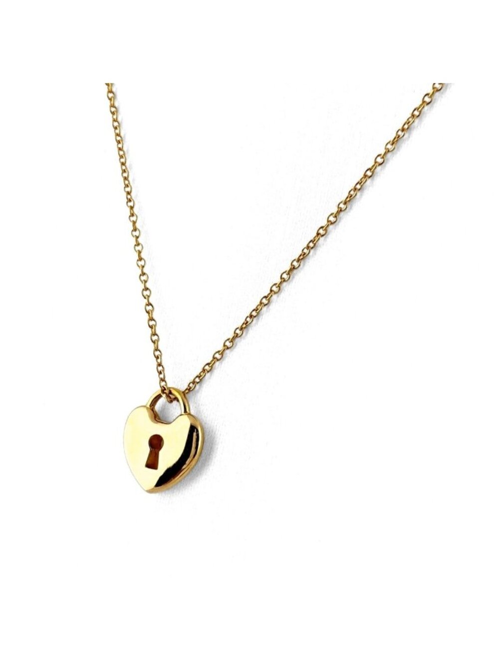 Tiffany & Co Mini Rock Heart Pink Gold Pendant